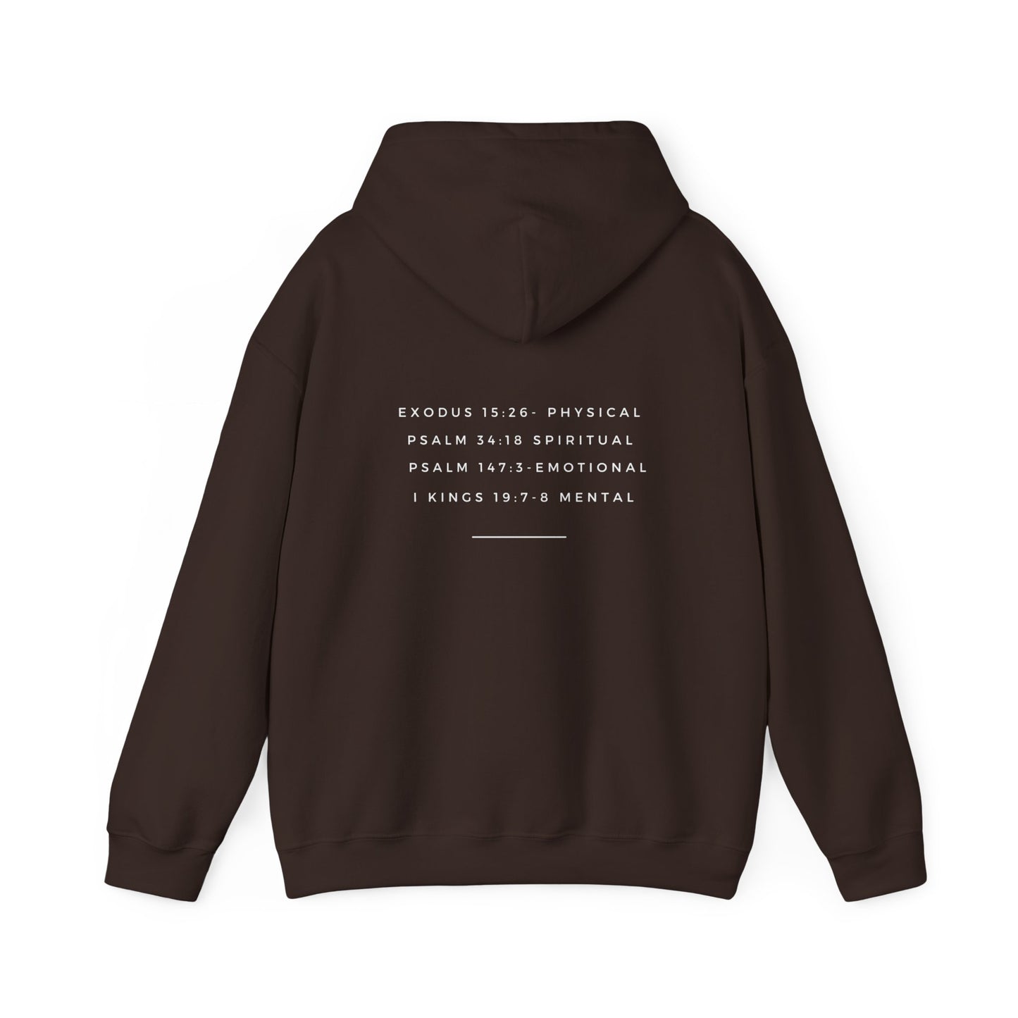 Hooded Sweatshirt - Jehovah Rapha The God who Heals