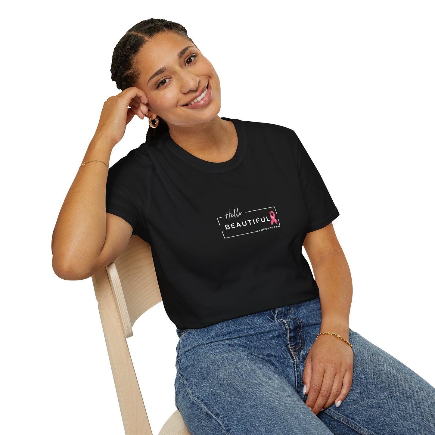 Breast Cancer Awareness T-Shirt Hello Beautiful