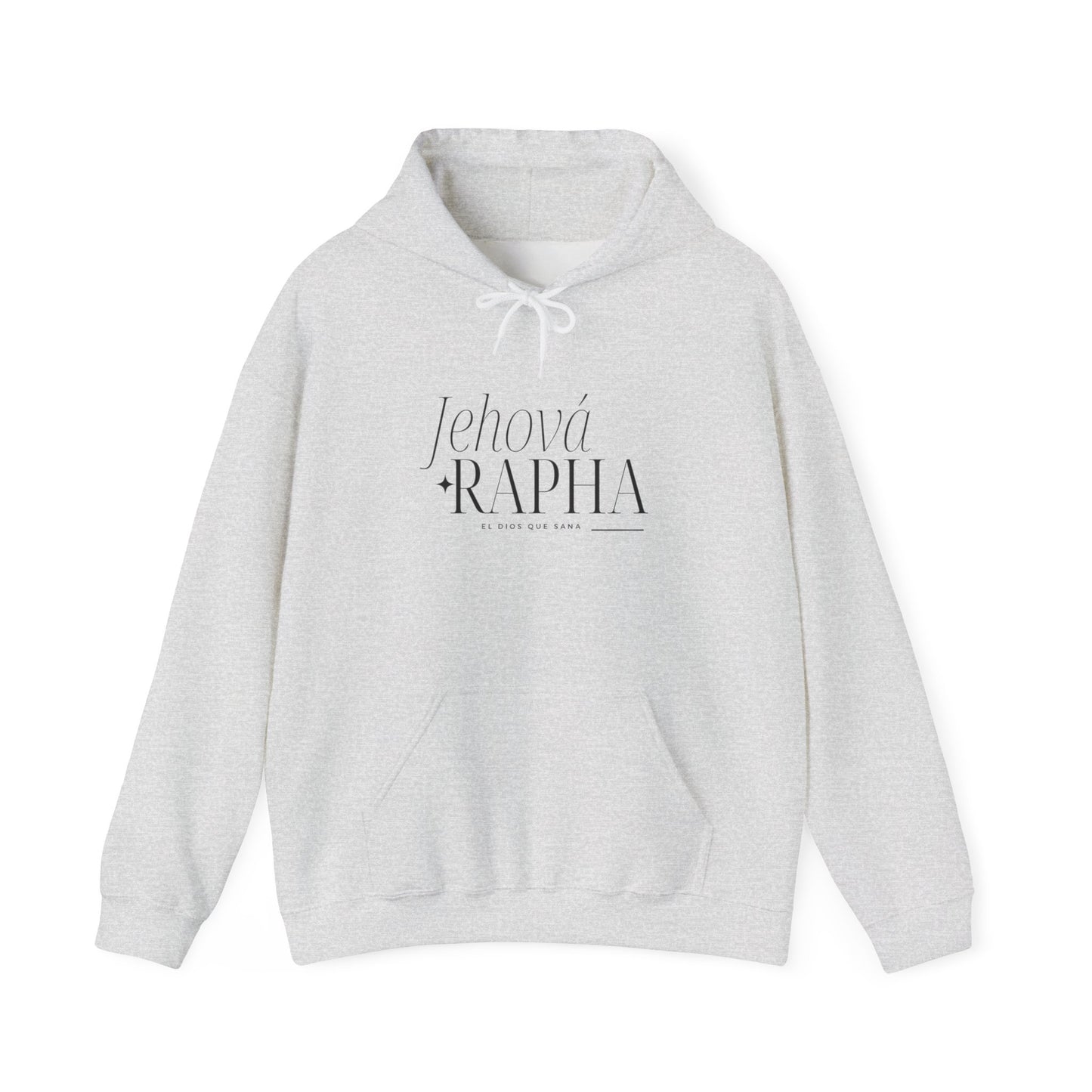 Jehova Rapha Spanish Version Hooded Sweatshirt Faith Inspired