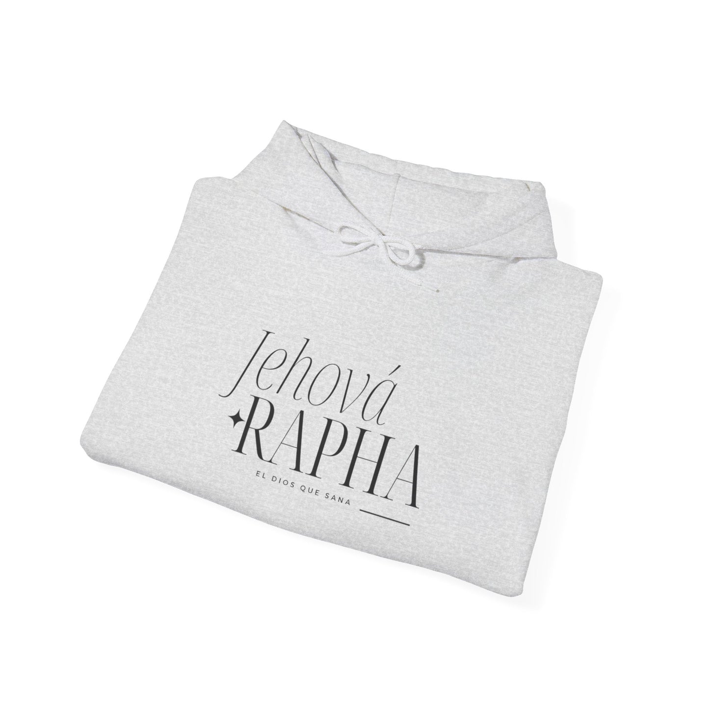 Jehova Rapha Spanish Version Hooded Sweatshirt Faith Inspired