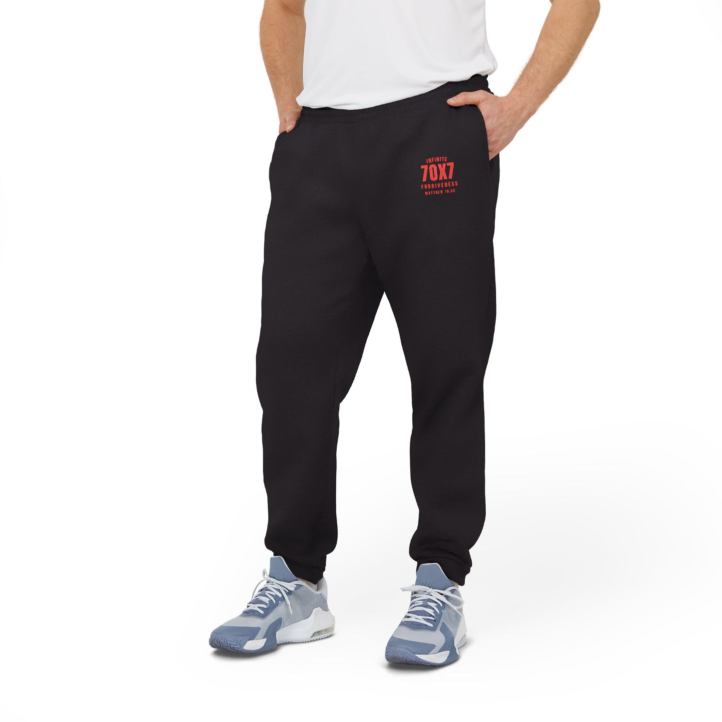 Adidas Unisex Fleece Joggers "Infinite Forgiveness"