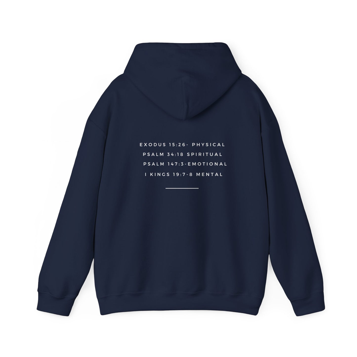 Hooded Sweatshirt - Jehovah Rapha The God who Heals