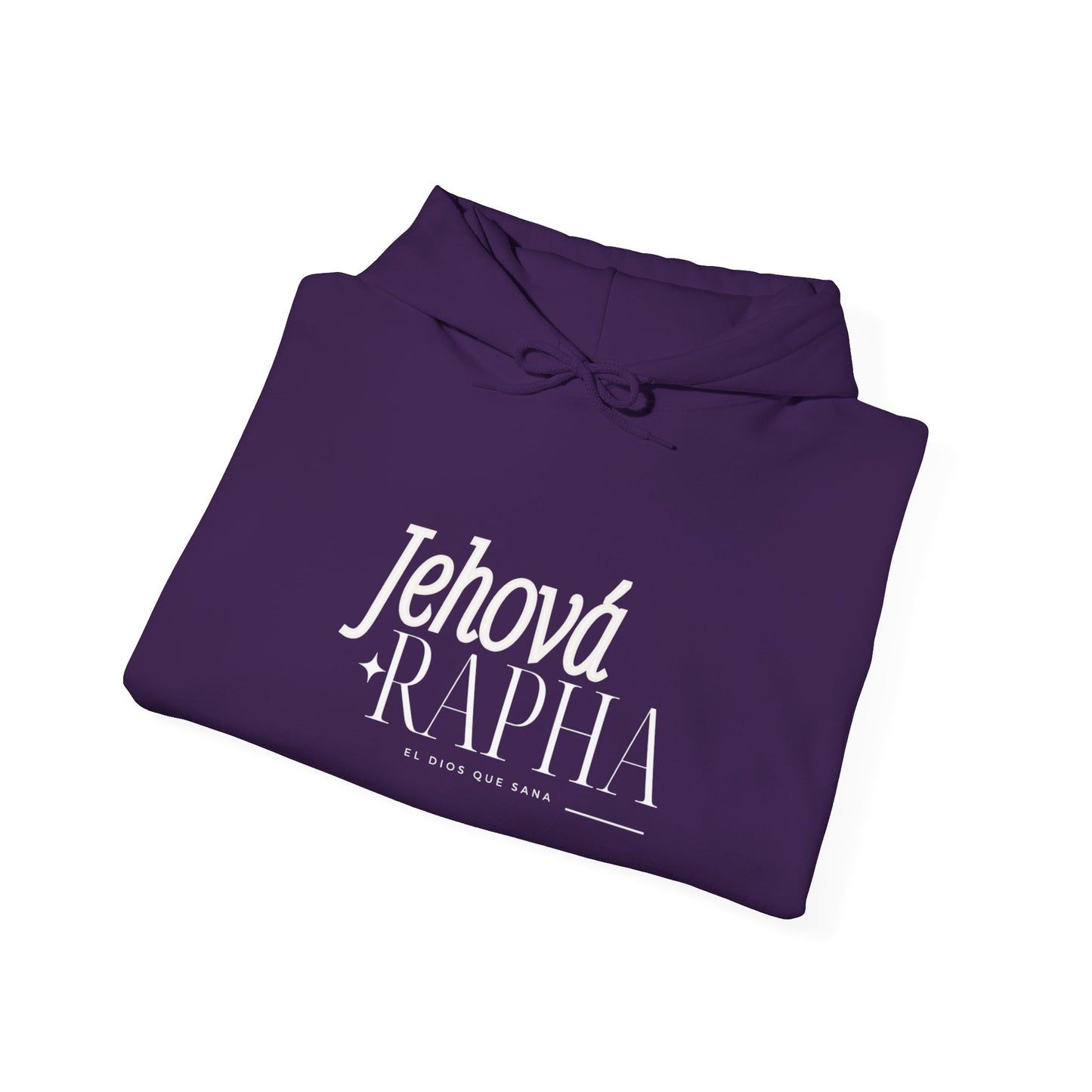 "Jehova Rapha" Heavy Blend™ Hooded Sweatshirt-Spanish