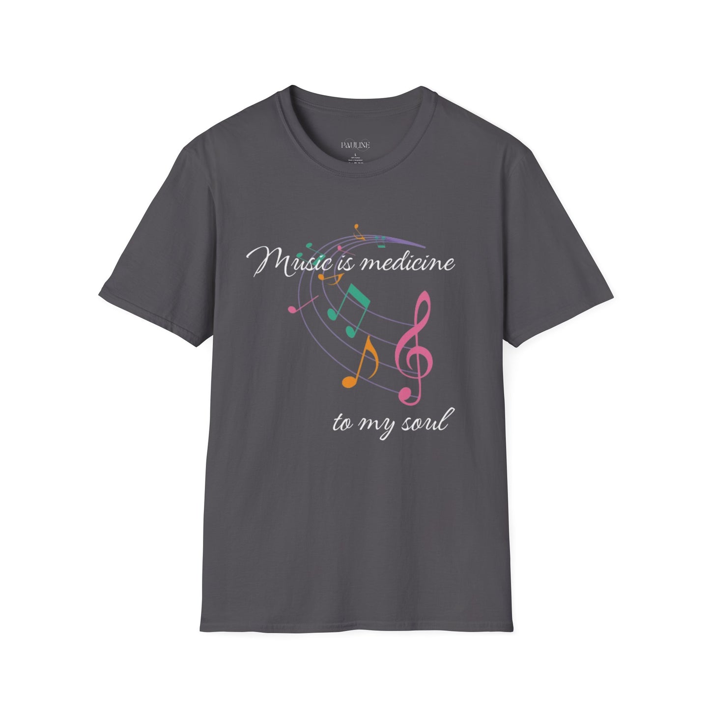 Music is Medicine to my Soul Inspirational T-Shirt