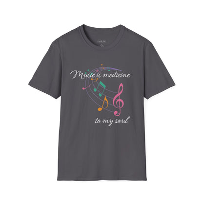 Music is Medicine to my Soul Inspirational T-Shirt