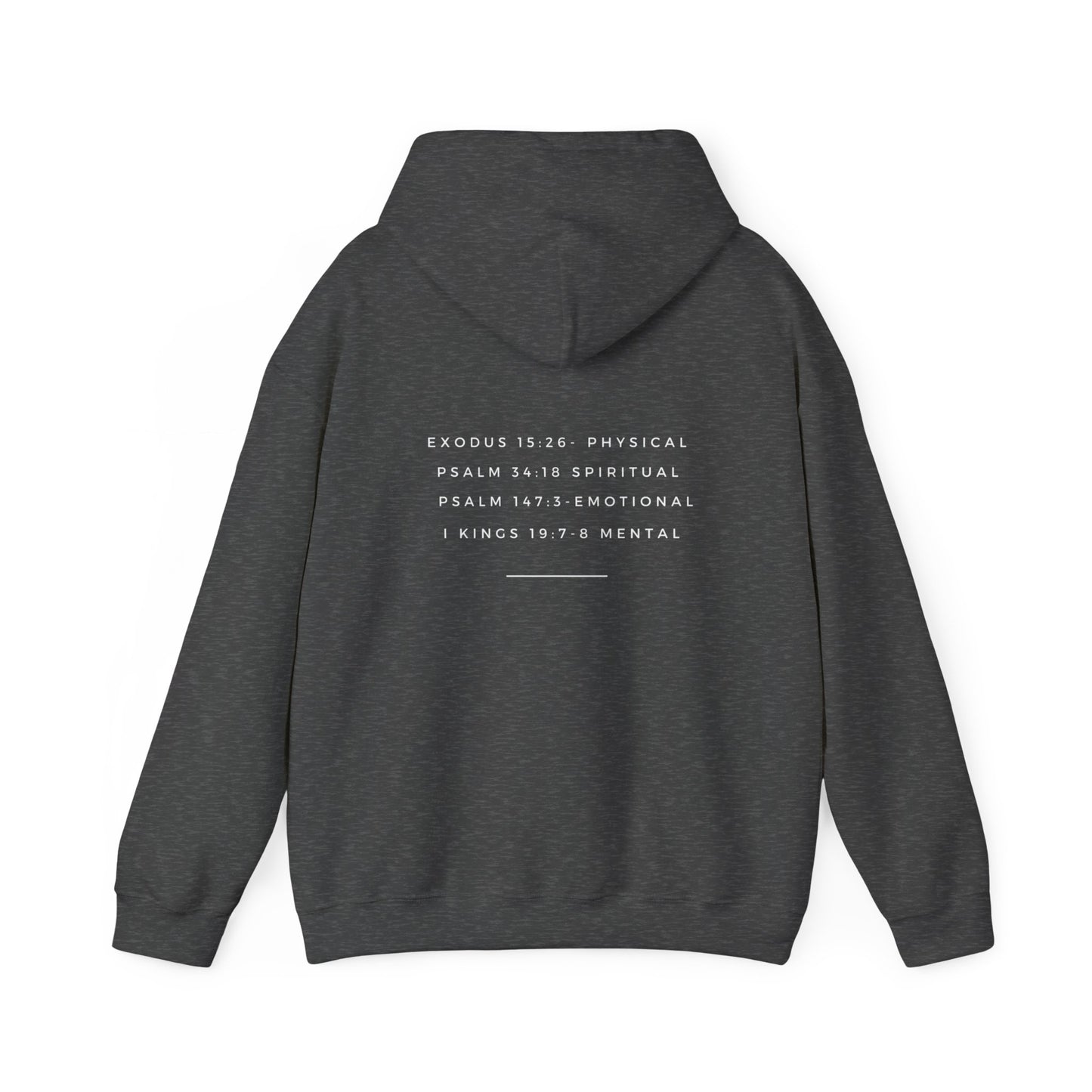 Hooded Sweatshirt - Jehovah Rapha The God who Heals