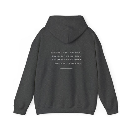 Hooded Sweatshirt - Jehovah Rapha The God who Heals