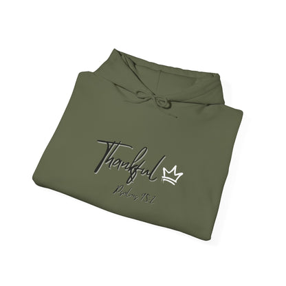 Thankful Hoodie - Psalm 95:2 Faith-Inspired Pullover