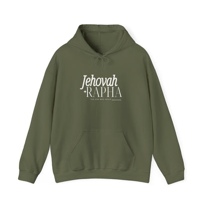 Hooded Sweatshirt - Jehovah Rapha The God who Heals