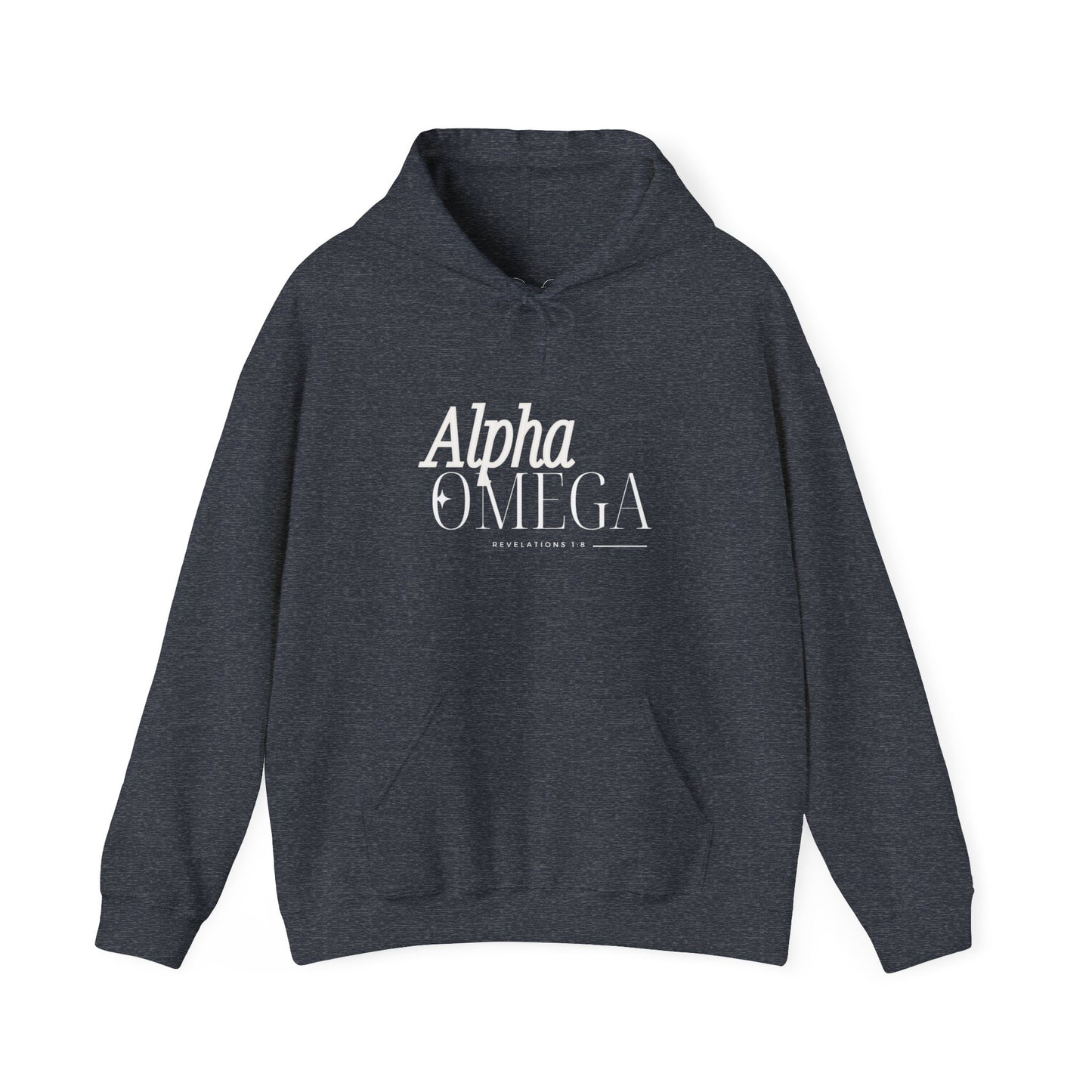 "Alpha Omega" Heavy Blend™ Hooded Sweatshirt