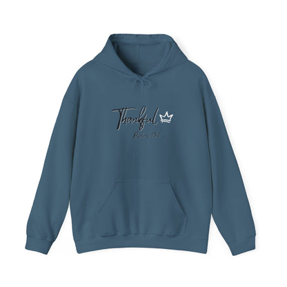 Thankful Hoodie - Psalm 95:2 Faith-Inspired Pullover