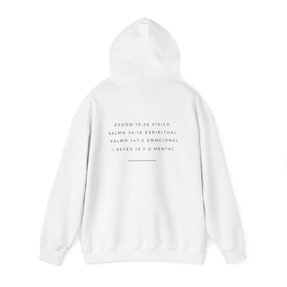 Jehova Rapha Spanish Version Hooded Sweatshirt Faith Inspired