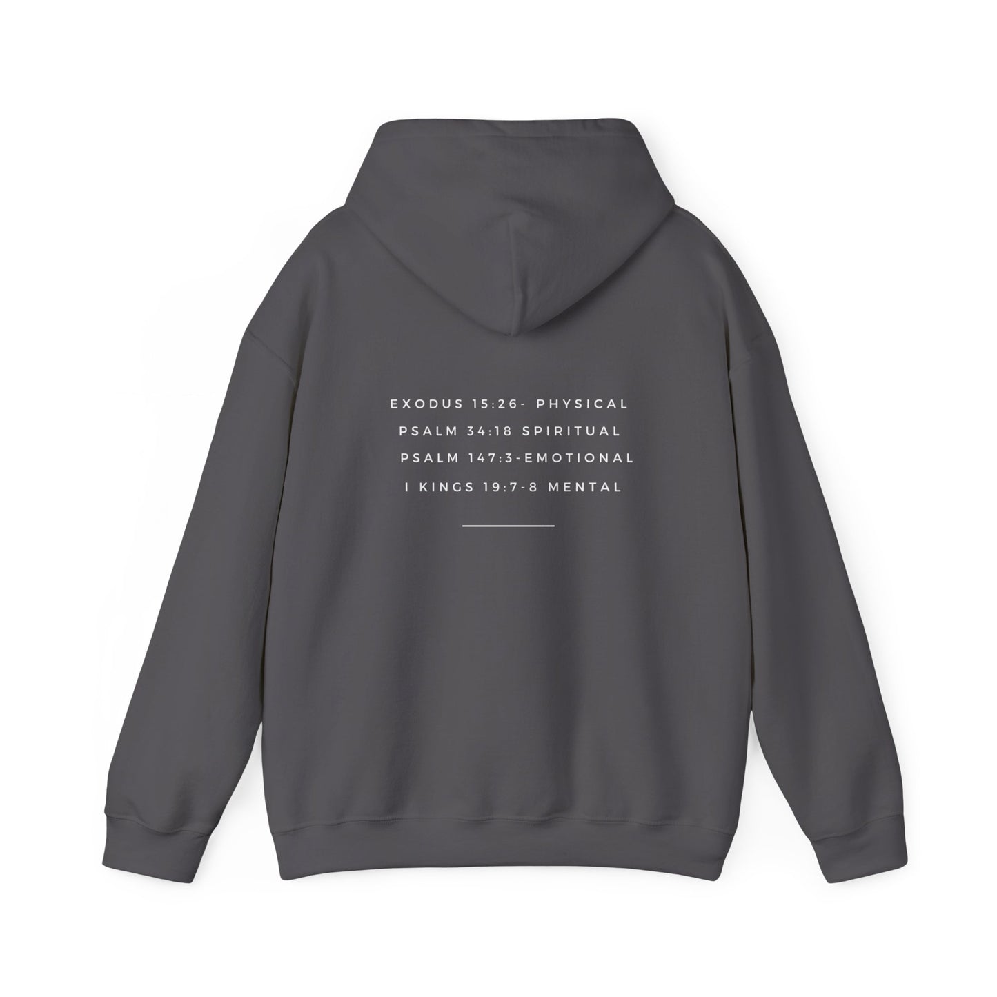 Hooded Sweatshirt - Jehovah Rapha The God who Heals