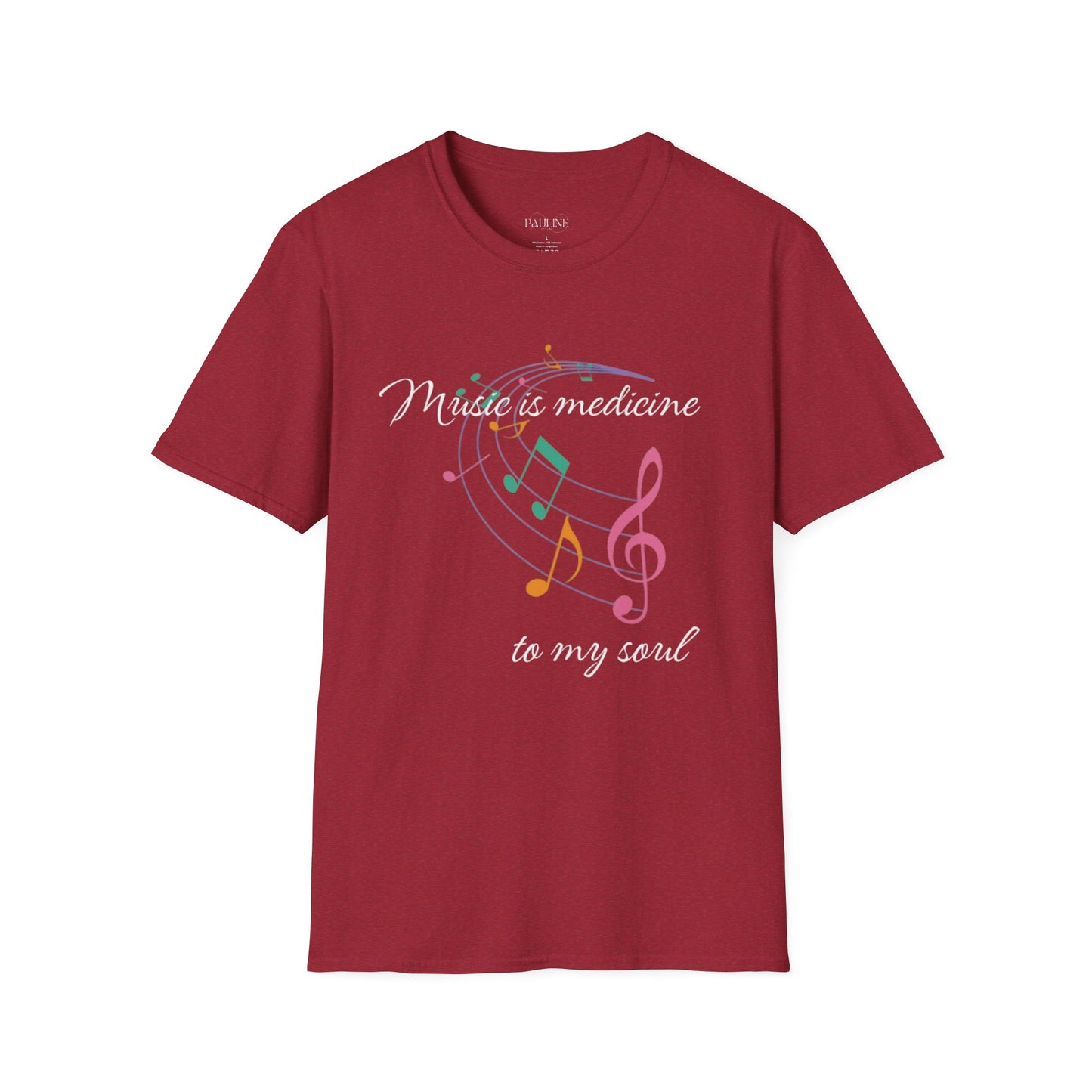 Music is Medicine to my Soul Inspirational T-Shirt