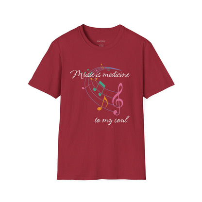 Music is Medicine to my Soul Inspirational T-Shirt