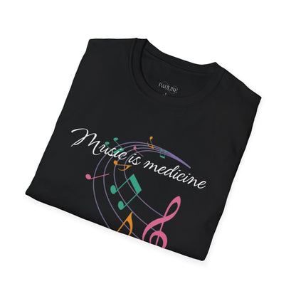 Music is Medicine to my Soul Inspirational T-Shirt
