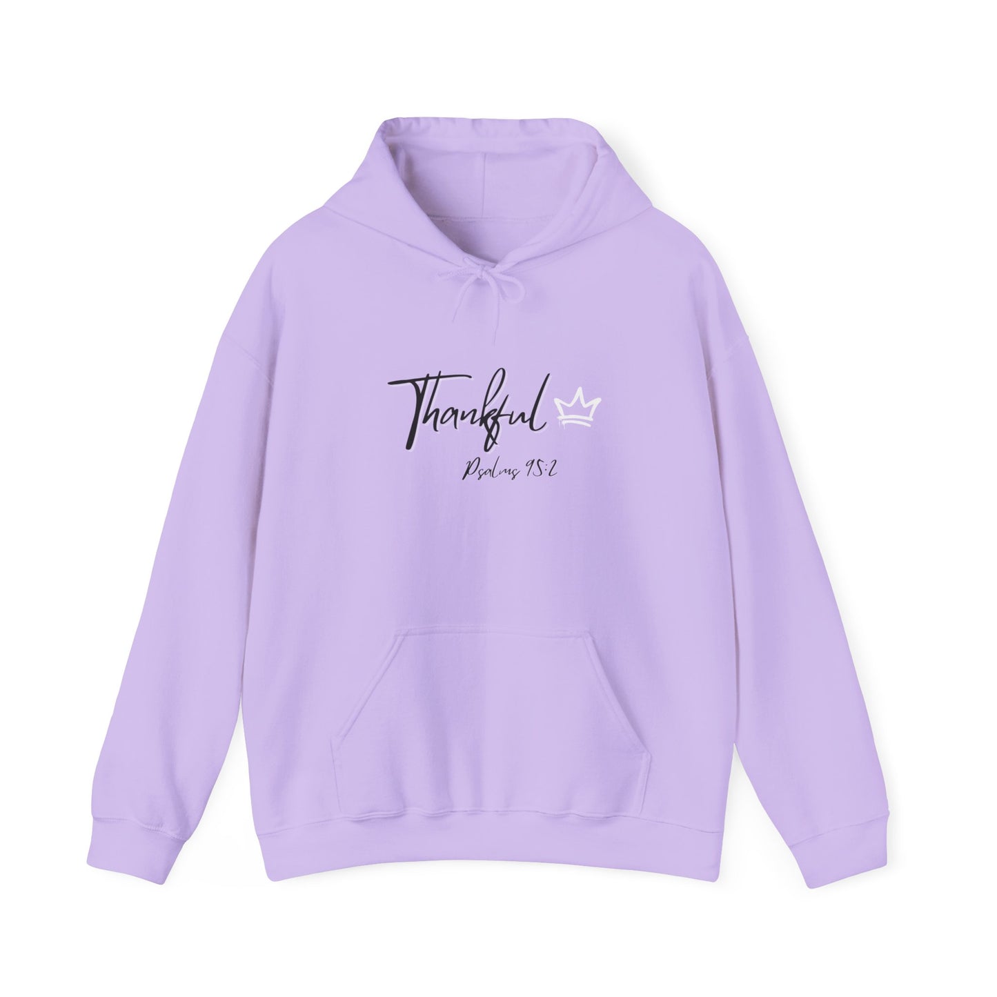 Thankful Hoodie - Psalm 95:2 Faith-Inspired Pullover