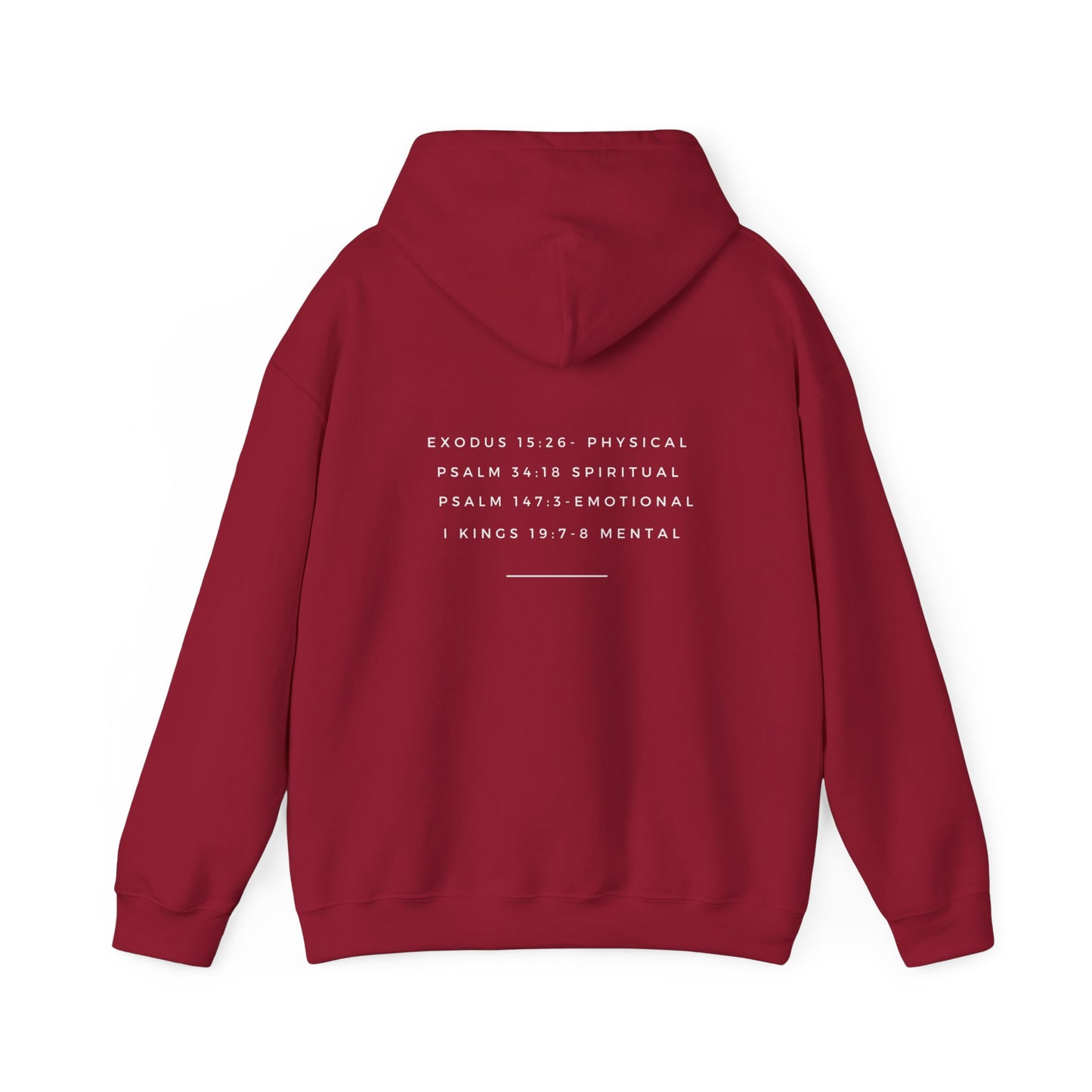Hooded Sweatshirt - Jehovah Rapha The God who Heals