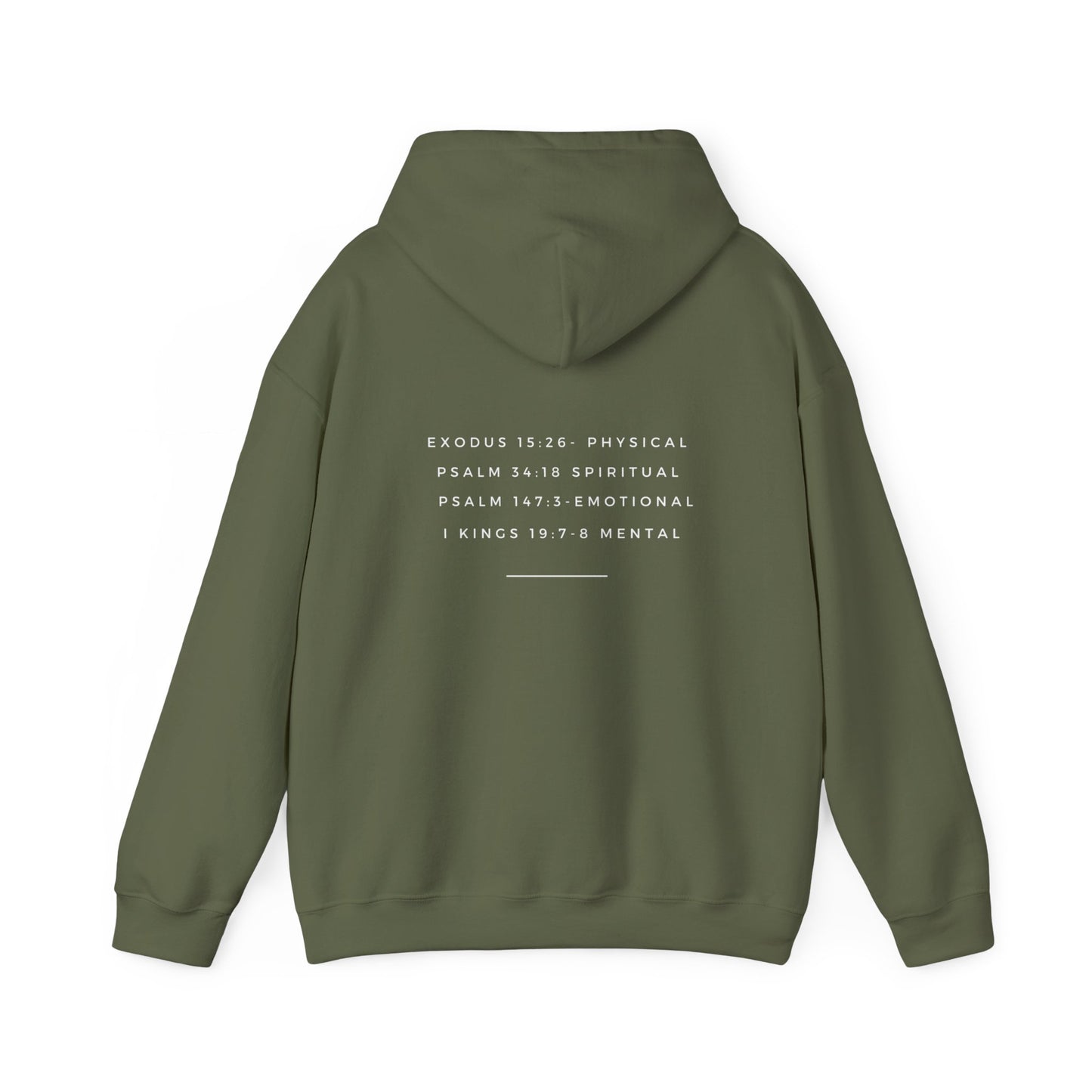 Hooded Sweatshirt - Jehovah Rapha The God who Heals