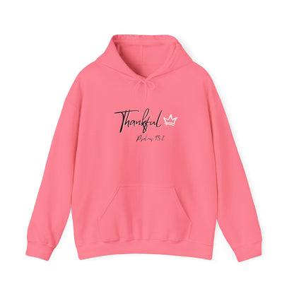 Thankful Hoodie - Psalm 95:2 Faith-Inspired Pullover