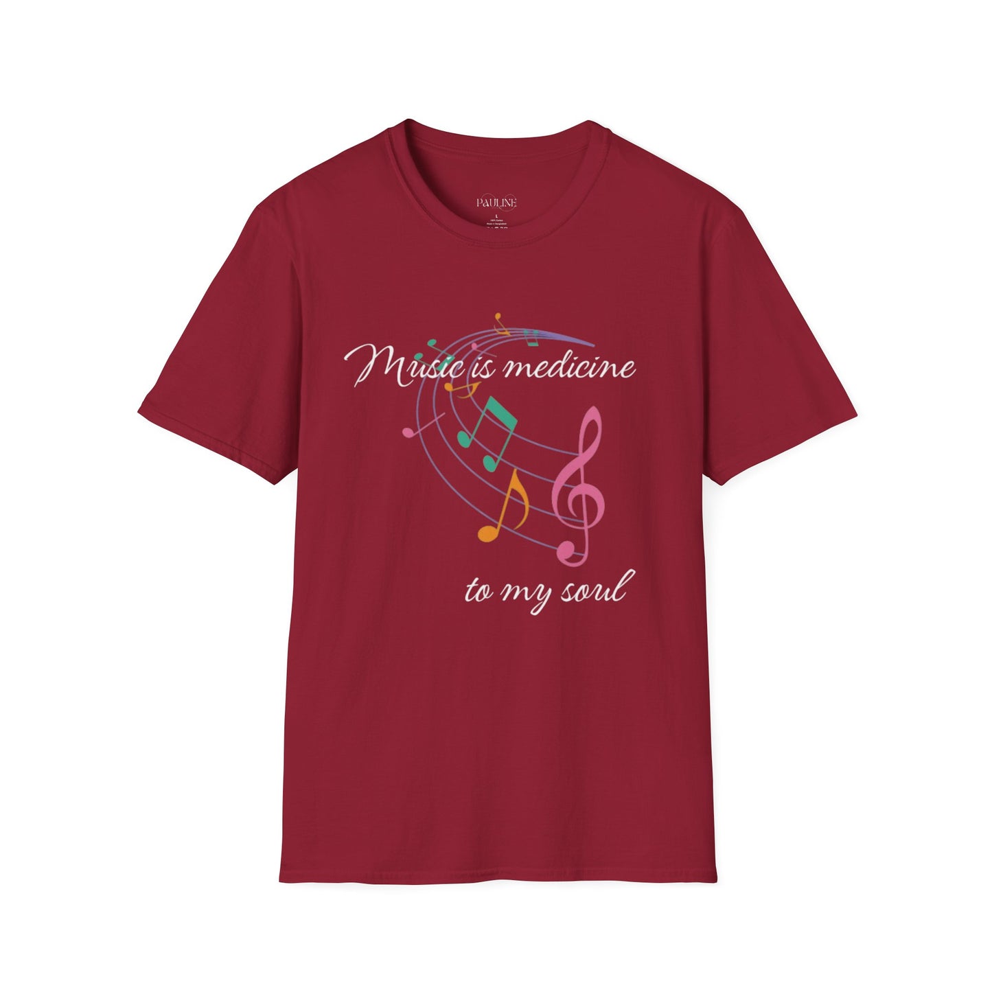 Music is Medicine to my Soul Inspirational T-Shirt