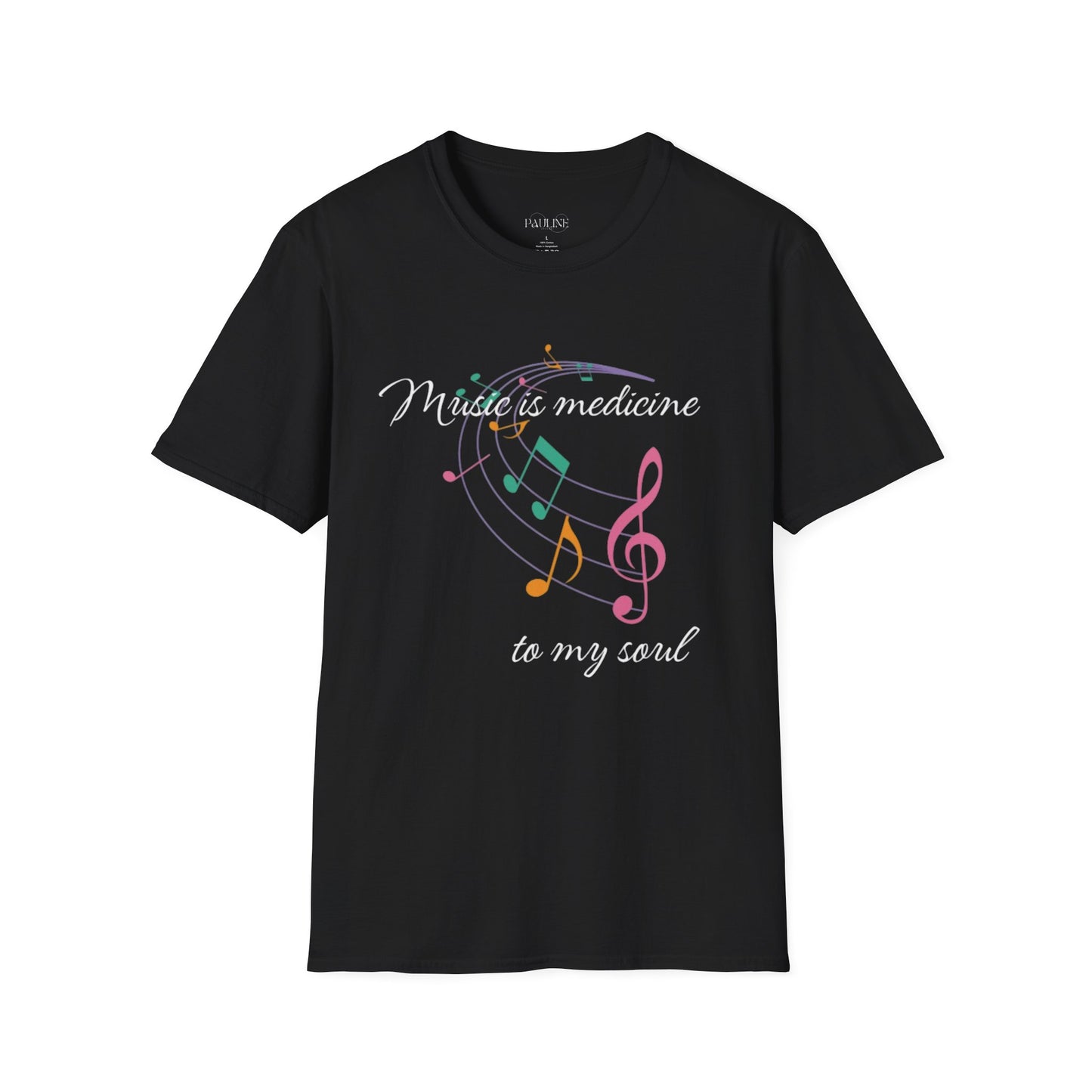 Music is Medicine to my Soul Inspirational T-Shirt