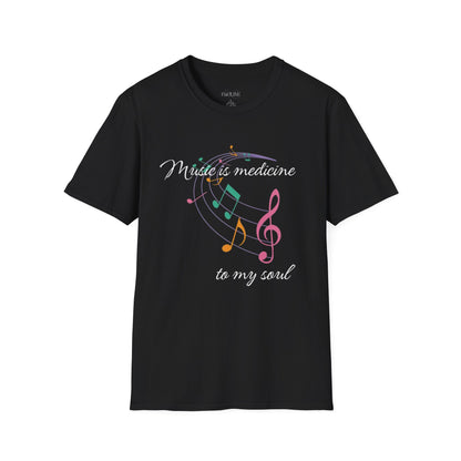 Music is Medicine to my Soul Inspirational T-Shirt