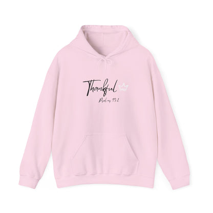Thankful Hoodie - Psalm 95:2 Faith-Inspired Pullover