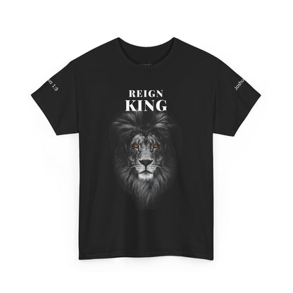 Reign King Christian Lion T Shirt