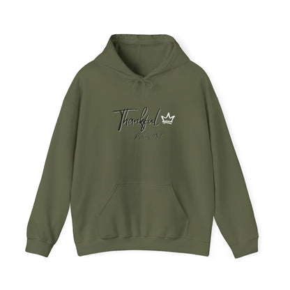 Thankful Hoodie - Psalm 95:2 Faith-Inspired Pullover