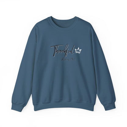 Thankful Sweatshirt — Psalm 95:2 Inspirational Crewneck