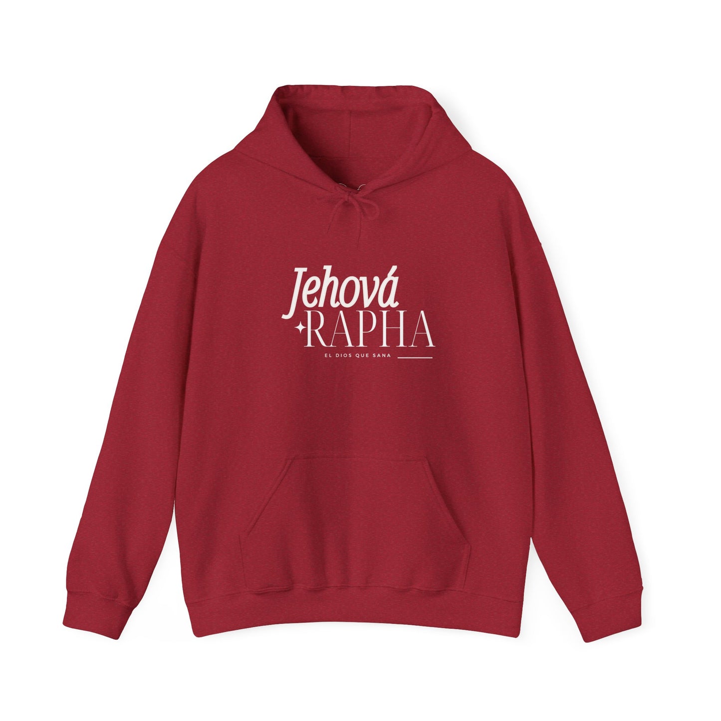 "Jehova Rapha" Heavy Blend™ Hooded Sweatshirt-Spanish