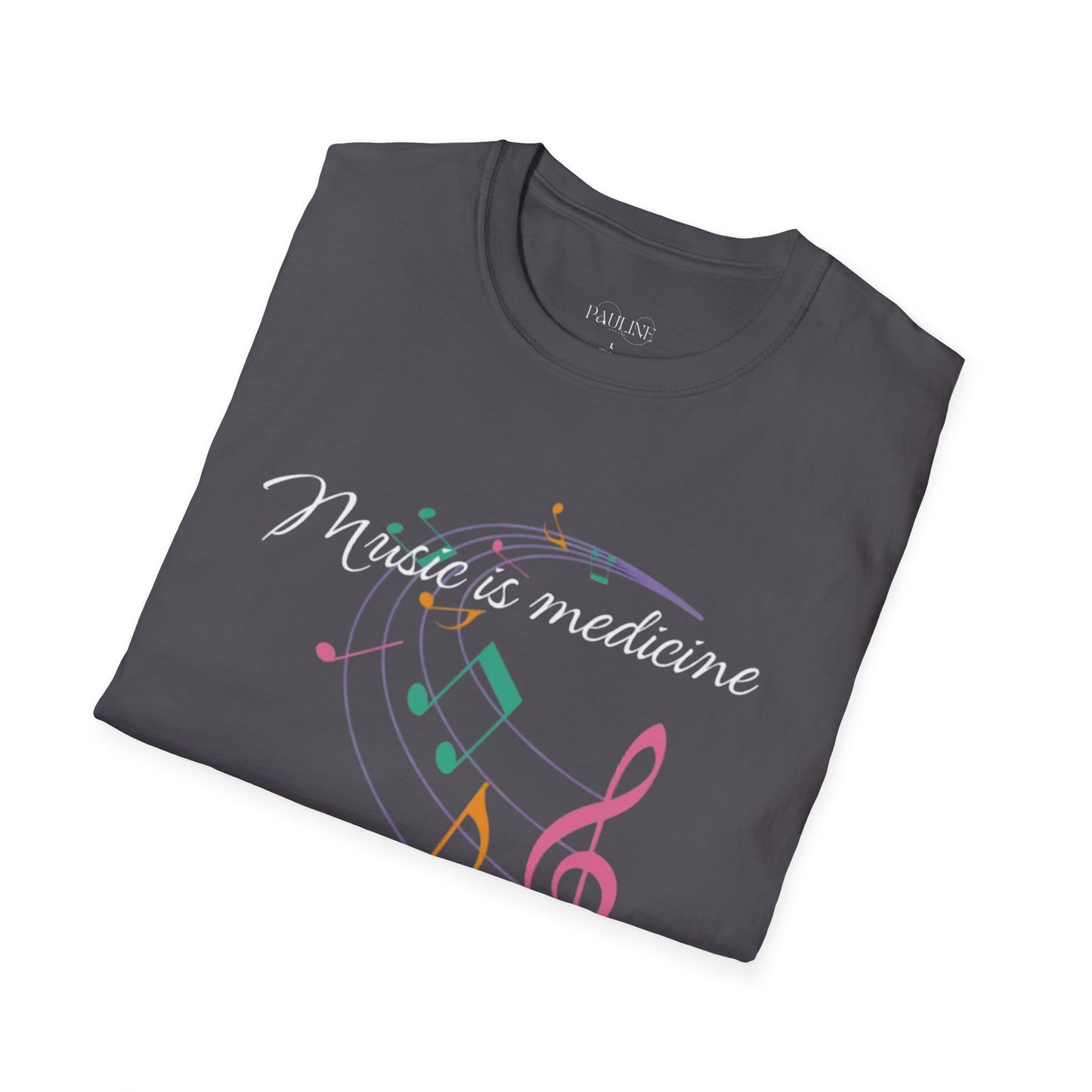Music is Medicine to my Soul Inspirational T-Shirt