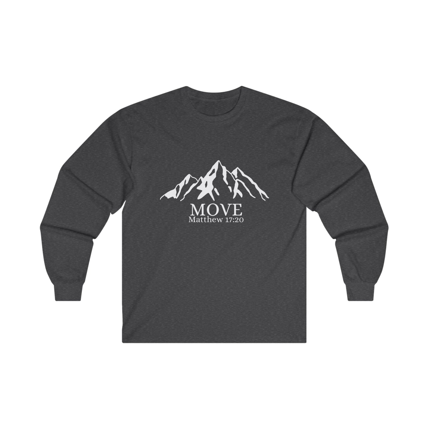 "Move" Ultra Cotton Long Sleeve Tee