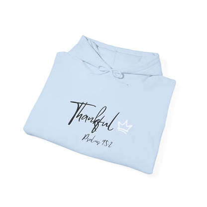 Thankful Hoodie - Psalm 95:2 Faith-Inspired Pullover