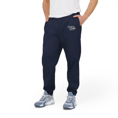 Adidas Unisex Fleece Joggers "Faith in Action"