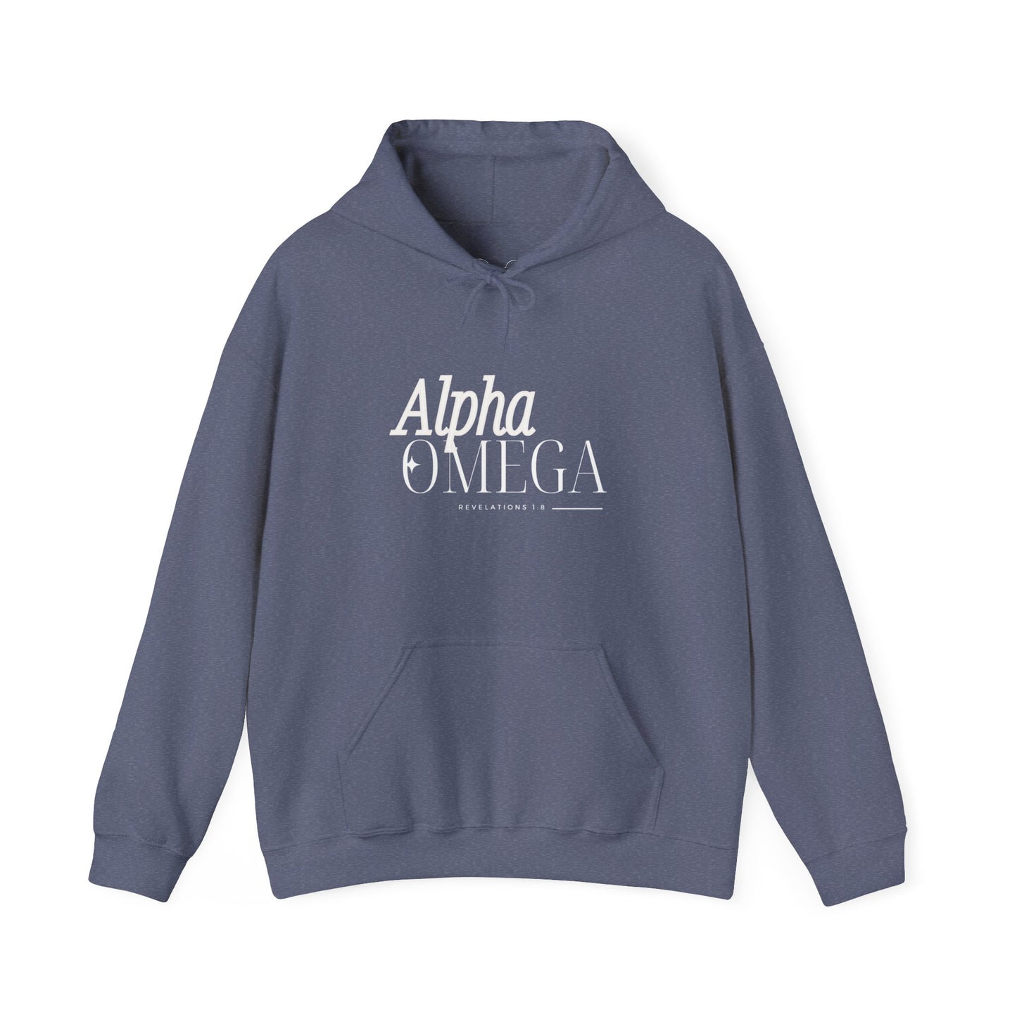 "Alpha Omega" Heavy Blend™ Hooded Sweatshirt