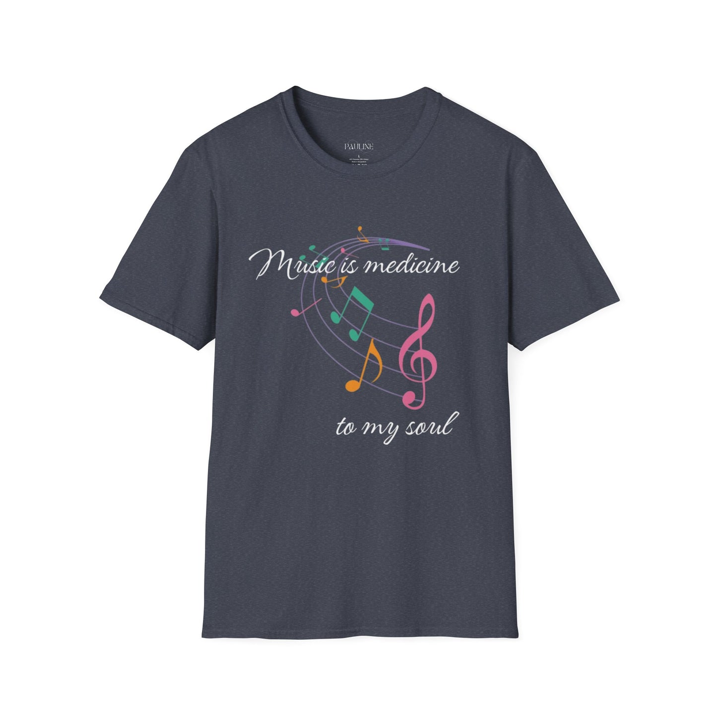 Music is Medicine to my Soul Inspirational T-Shirt