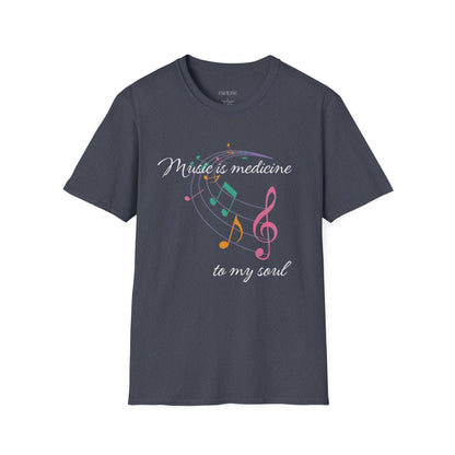 Music is Medicine to my Soul Inspirational T-Shirt