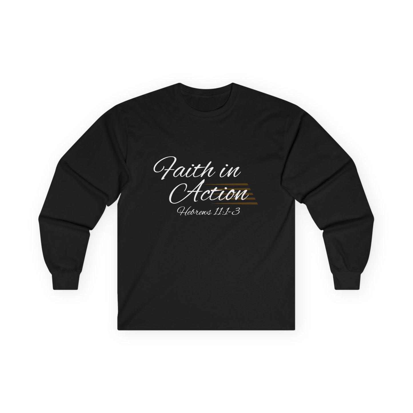 Faith In Action Ultra Cotton Long Sleeve Tee Christian Apparel