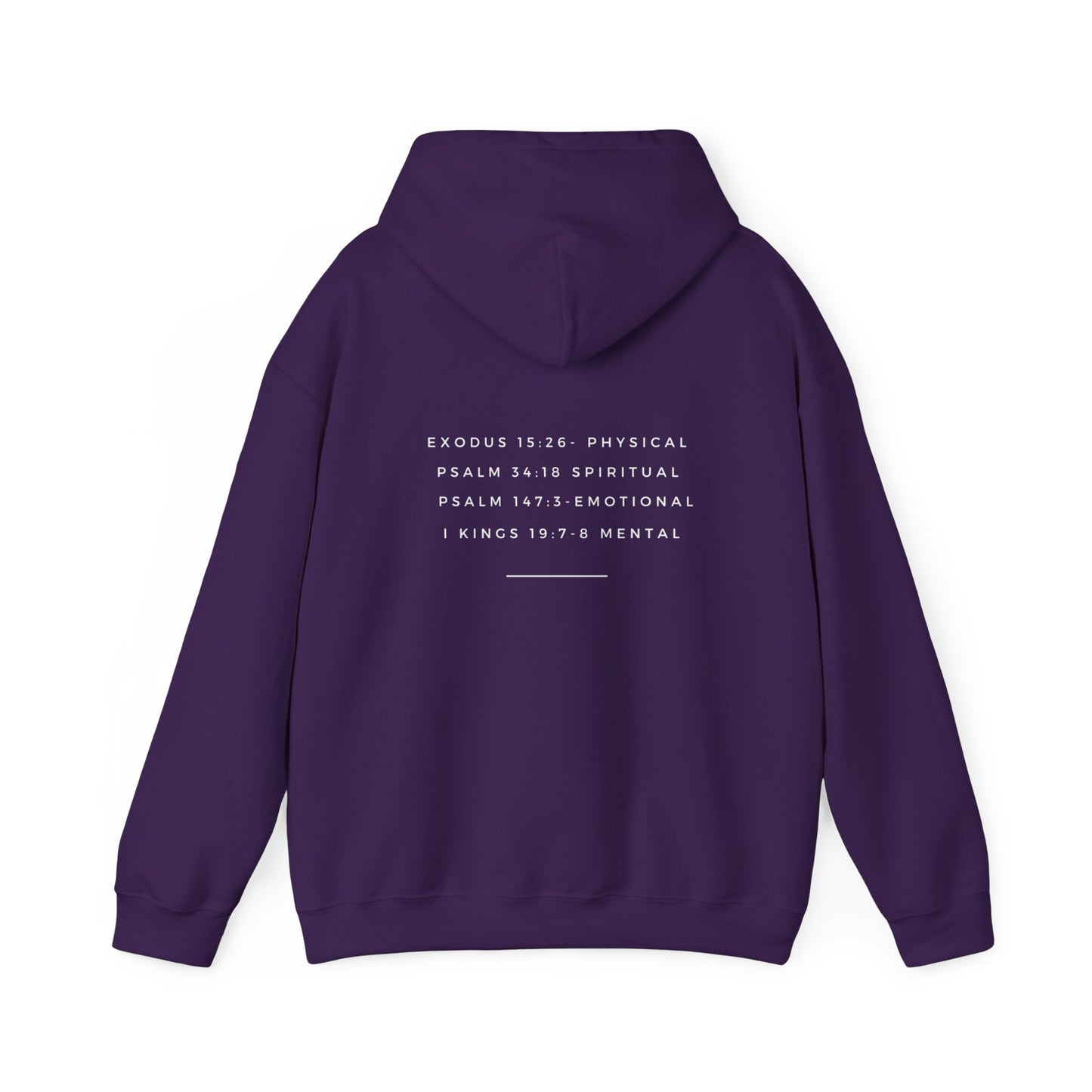 Hooded Sweatshirt - Jehovah Rapha The God who Heals