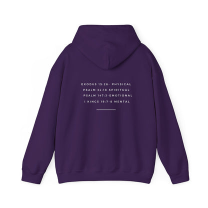 Hooded Sweatshirt - Jehovah Rapha The God who Heals