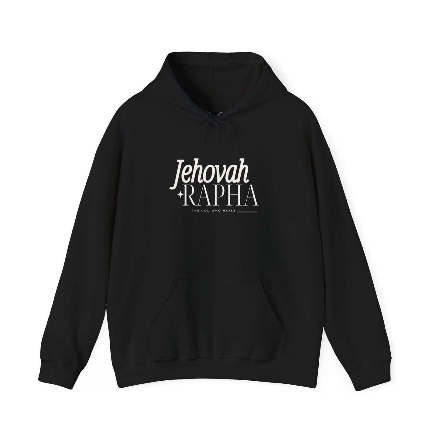 Hooded Sweatshirt - Jehovah Rapha The God who Heals