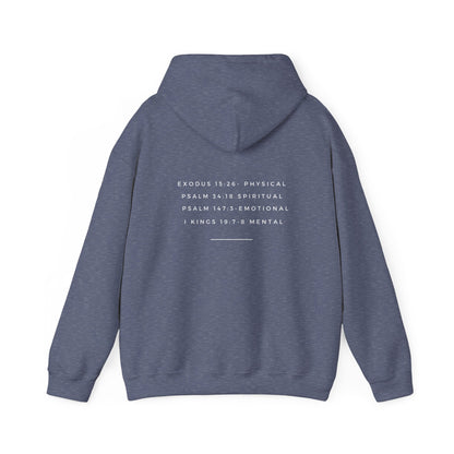 Hooded Sweatshirt - Jehovah Rapha The God who Heals
