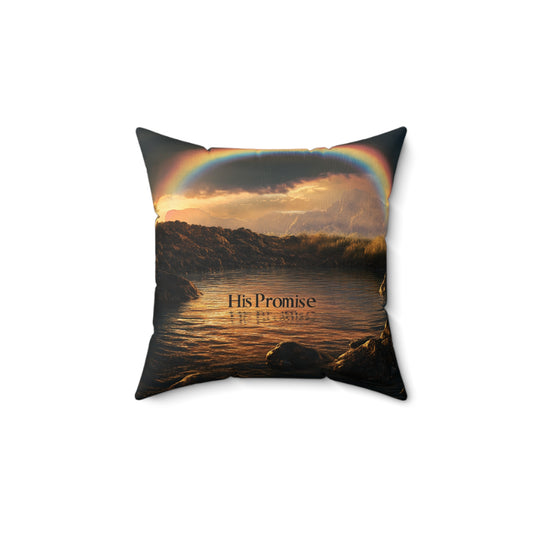 "His Promise"  Square Pillow