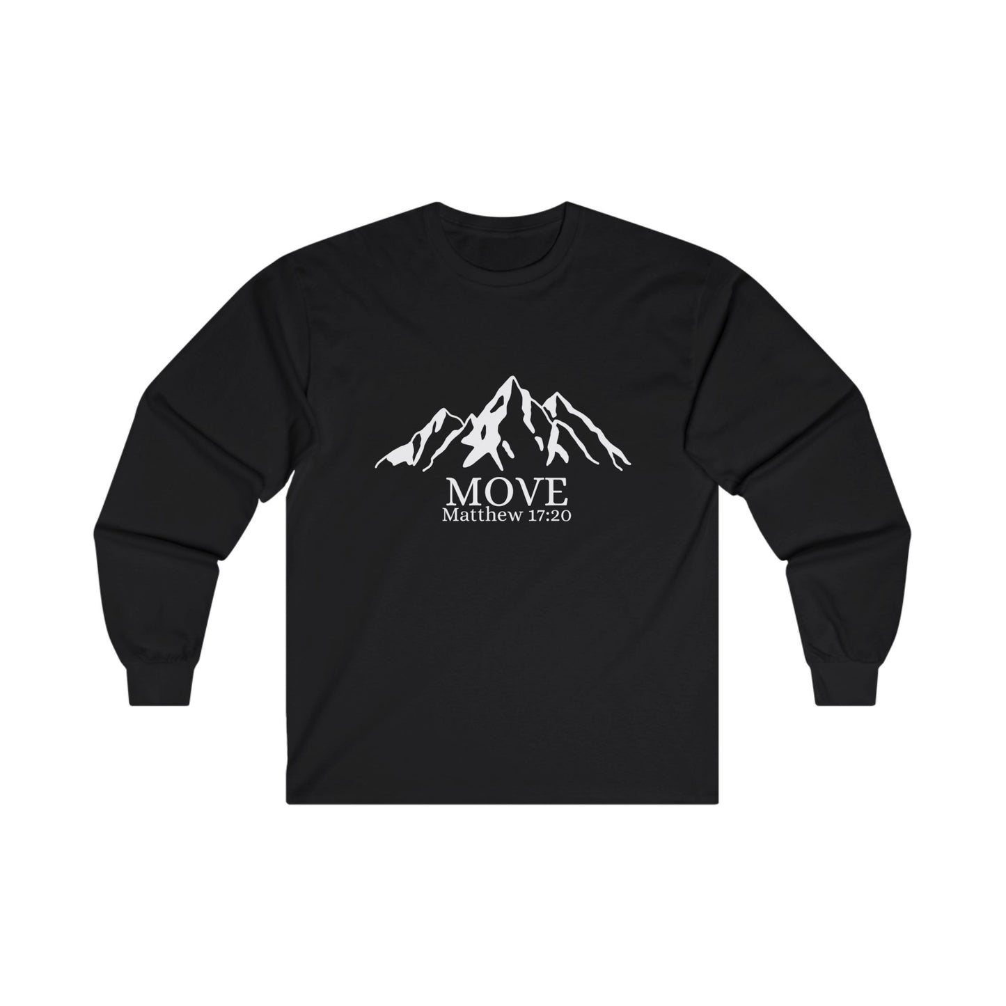 "Move" Ultra Cotton Long Sleeve Tee