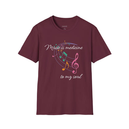 Music is Medicine to my Soul Inspirational T-Shirt