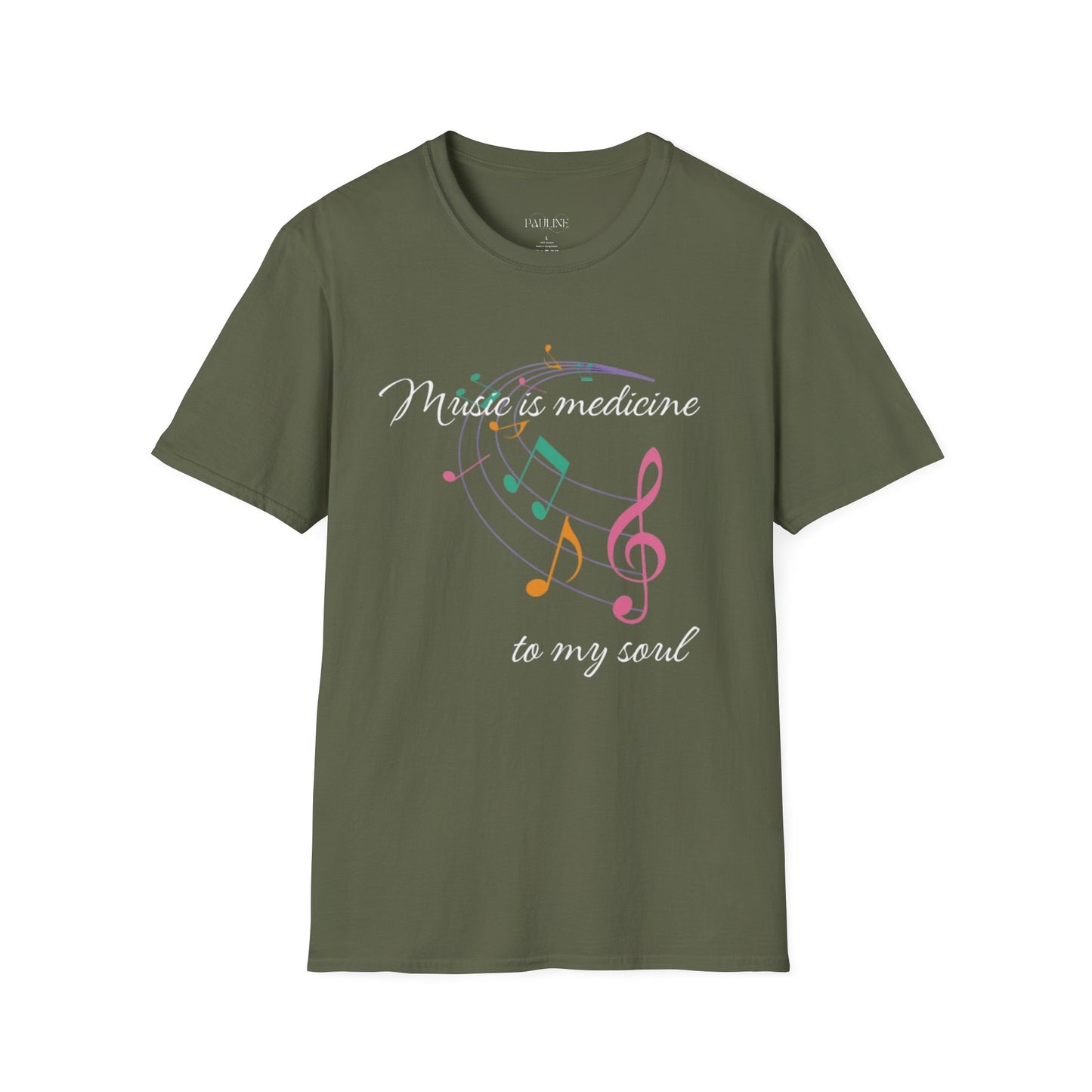 Music is Medicine to my Soul Inspirational T-Shirt