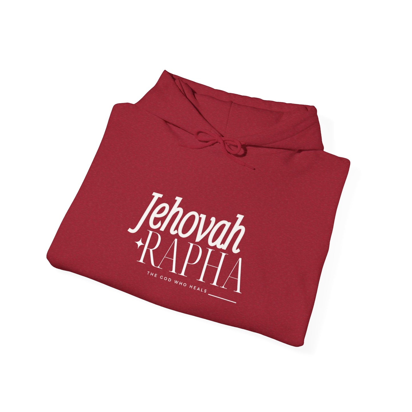 Hooded Sweatshirt - Jehovah Rapha The God who Heals