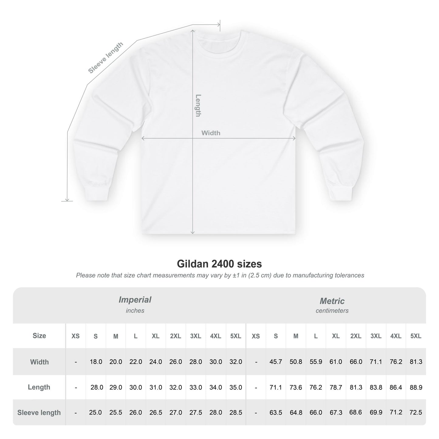 Infinite Forgiveness Ultra Cotton Long Sleeve Tee-white letters